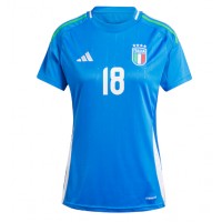 Dres Taliansko Nicolo Barella #18 Domáci pre Ženy ME 2024 Krátky Rukáv